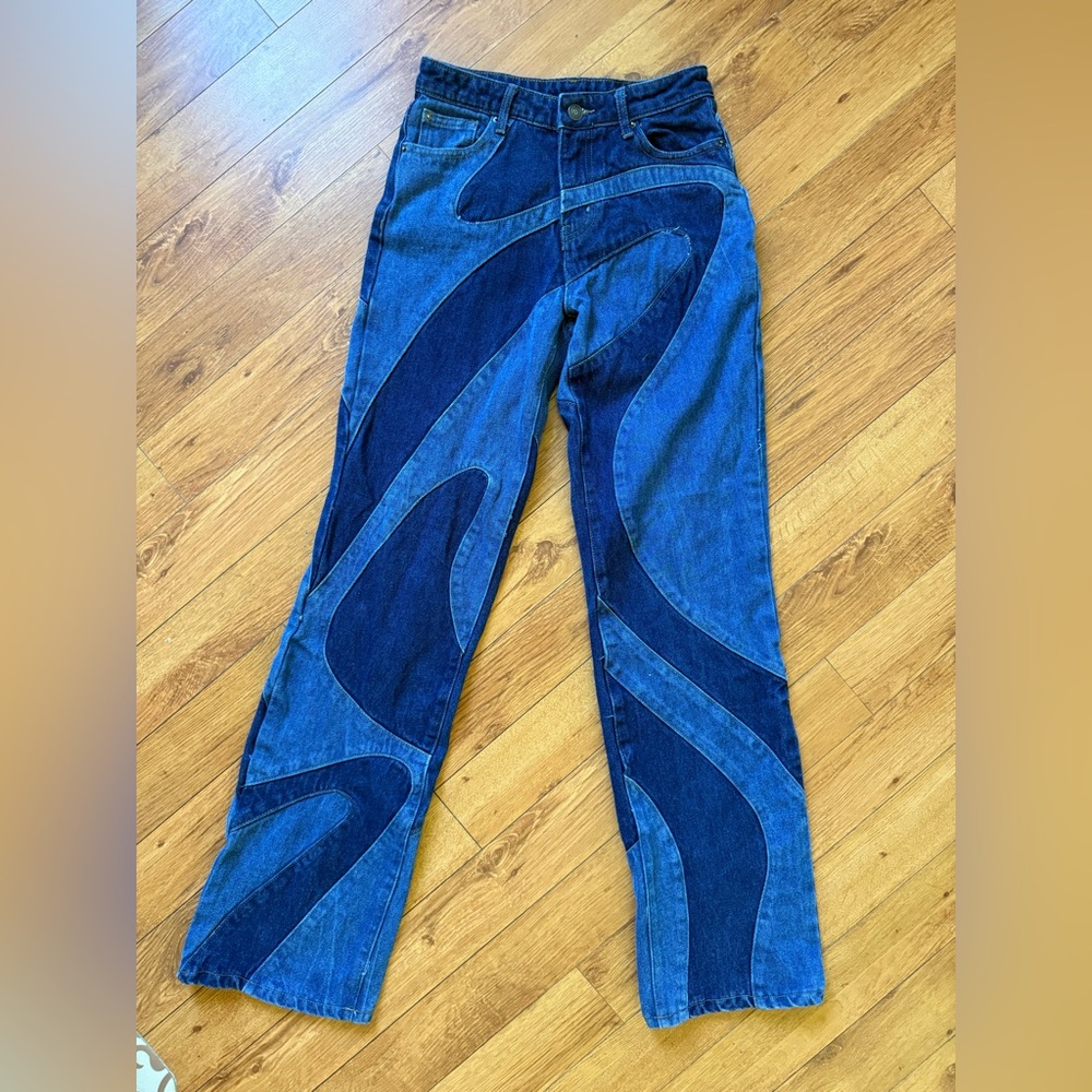 Jaded London curly swirly boyfriend fit jeans